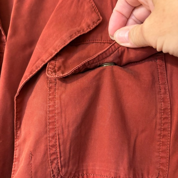 Sanctuary Anthropologie Terracotta Utility Drawstring Vest 100% Tencel size M - Picture 5 of 9